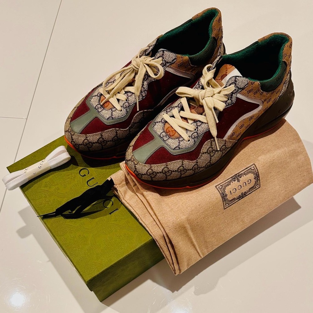 Authentic Gucci Rhyton Sneakers